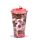 Verre Double-Paroi incassable avec paille Pusheen gourmet