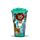 Zooniverse Tasse incassable double parois avec paille 