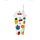 Gobelet Double-Paroi incassable avec paille et charmes - Foodiemals Fruits