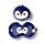 Coussin de Voyage Relaxeazzz Peluché 2-en-1 avec Masque Yeux - Pingouin