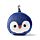Coussin de Voyage Relaxeazzz Peluché 2-en-1 avec Masque Yeux - Pingouin
