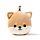 Coussin de Voyage Relaxeazzz Peluché 2-en-1 avec Masque Yeux - Chien Shiba Inu