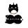 Coussin de Voyage Relaxeazzz Peluché 2-en-1 avec Masque Yeux Feline Fine - Chat