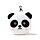 Coussin de Voyage Relaxeazzz Peluché 2-en-1 avec Masque Yeux - Panda