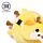 Coussin de Voyage Relaxeazzz Peluché 2-en-1 avec Masque Yeux - Girafe
