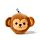 Coussin de Voyage Relaxeazzz Peluché 2-en-1 avec Masque Yeux - Singe