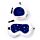 Coussin de Voyage Relaxeazzz Peluché 2-en-1 avec Masque Yeux Space Cadet - Espace