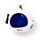 Coussin de Voyage Relaxeazzz Peluché 2-en-1 avec Masque Yeux Space Cadet - Espace