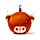 Coussin de Voyage Relaxeazzz Peluché 2-en-1 avec Masque Yeux Highland Coo Cow - Vache Animal de la Ferme