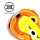 Coussin de Voyage Relaxeazzz Peluché 2-en-1 avec Masque Yeux - Lion
