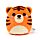 Peluche Squidglys Adoramals - Alfie, le Tigre
