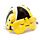 Coussin de Voyage Relaxeazzz Peluché 2-en-1 avec Masque Yeux Adorabugs - Abeille
