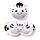 Coussin de Voyage Relaxeazzz Peluché 2-en-1 avec Masque Yeux Adoramals - Bali, le Zèbre
