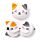 Coussin de Voyage Relaxeazzz Peluché 2-en-1 avec Masque Yeux Adoramals - Lola, le Chat