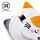Coussin de Voyage Relaxeazzz Peluché 2-en-1 avec Masque Yeux Adoramals - Lola, le Chat