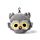 Coussin de Voyage Relaxeazzz Peluché 2-en-1 avec Masque Yeux Adoramals - Winston, le Hiboux