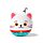 Coussin de Voyage Relaxeazzz Peluché 2-en-1 avec Masque Yeux Maneki Neko - Chat Porte-bonheur