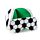 Coussin de Voyage Relaxeazzz Peluché 2-en-1 avec Masque Yeux -Ballon de Football