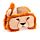 Coussin de Voyage Relaxeazzz Peluché 2-en-1 avec Masque Yeux -  Lion