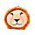 Coussin de Voyage Relaxeazzz Peluché 2-en-1 avec Masque Yeux -  Lion
