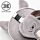 Coussin de Voyage Relaxeazzz Peluché 2-en-1 avec Masque Yeux - Rhinocéroce