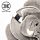 Coussin de Voyage Relaxeazzz Peluché 2-en-1 avec Masque Yeux - Elephant
