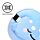 Relaxeazzz Adoramals Aoi la Baleine Coussin de voyage 2 en 1