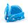 Relaxeazzz Adoramals Blu le Dauphin Coussin de voyage 2 en 1