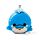 Relaxeazzz Adoramals Blu le Dauphin Coussin de voyage 2 en 1