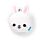 Relaxeazzz Adoramals Frances le Lapin Coussin de voyage 2 en 1
