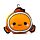 Relaxeazzz Adoramals Finley le Poisson Clown Coussin de voyage 2 en 1