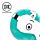 Relaxeazzz Moomin Coussin de voyage 2 en 1