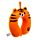 Coussin de Voyage Relaxeazzz Peluché Mémoire de Forme - Adoramals  Alfie Le Tigre 