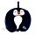 Coussin de Voyage Relaxeazzz Peluché Mémoire de Forme -Adoramals Nico Le Pingouin  