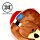Relaxeazzz Ours Paddington Coussin de voyage 2en1 