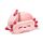 Relaxeazzz Adoramals Maddie l'Axolotl Coussin de voyage 2en1 