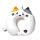 Coussin de Voyage Relaxeazzz Peluché Mémoire de Forme - Lola la Minette Adoramals 