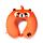 Coussin de Voyage Relaxeazzz Peluché Mémoire de Forme - Ru le Panda Roux Adoramals
