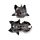 Relaxeazzz Dexter la Chauve-souris Coussin de voyage 2 en 1 