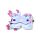 Coussin de Voyage Relaxeazzz Peluché 2-en-1 avec Masque Yeux - Minecraft Axolotl 