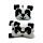 Coussin de Voyage Relaxeazzz Peluché 2-en-1 avec Masque Yeux - Minecraft Panda 