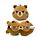 Relaxeazzz Mimi la Marmotte Coussin de voyage 2 en 1 Relaxeazzz  