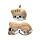 Relaxeazzz Chat Scottish Fold Coussin de voyage 2 en 1 Relaxeazzz