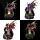 Dragon sur Tour avec Cristal LED - Collection Dark Legends
