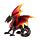 Dragon de feu et d'Obsidienne Protecteur de la Nuit - Dark Legends 