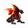 Dragon de feu et d'Obsidienne Protecteur de la Nuit - Dark Legends 
