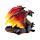 Dragon de feu et d'Obsidienne Défenseur de la Nuit - Dark Legends  