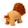Câle-porte Peluché - Lion avec crinière en peluche