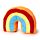 Câle-porte Peluché - Arc-en-ciel en peluche