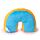Câle-porte Peluché - Arc-en-ciel en peluche
